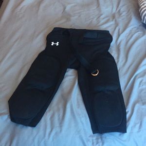 Under Armour black football pads